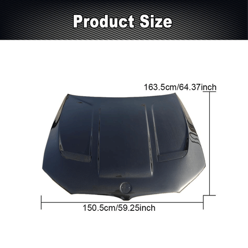 Capó delantero de carbono DRY entrada de aire ventilación para BMW M5 F90 LCI 2018-2024 - Imagen 2 de 13