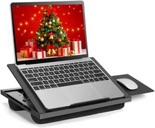 Adjustable Lap Desk - with 6 Adjustable Angles, Detachable Mouse Pad,  Dual ...