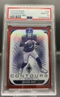 Jaxson Dart 2025 Panini Phoenix #24 Contours Red Rookie RC /249 Giants PSA 10