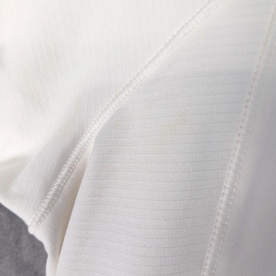 Under Armour Pullover Womens XL White ColdGear Fitted Quarter Zip Long Sleeve - Image 3 of 4