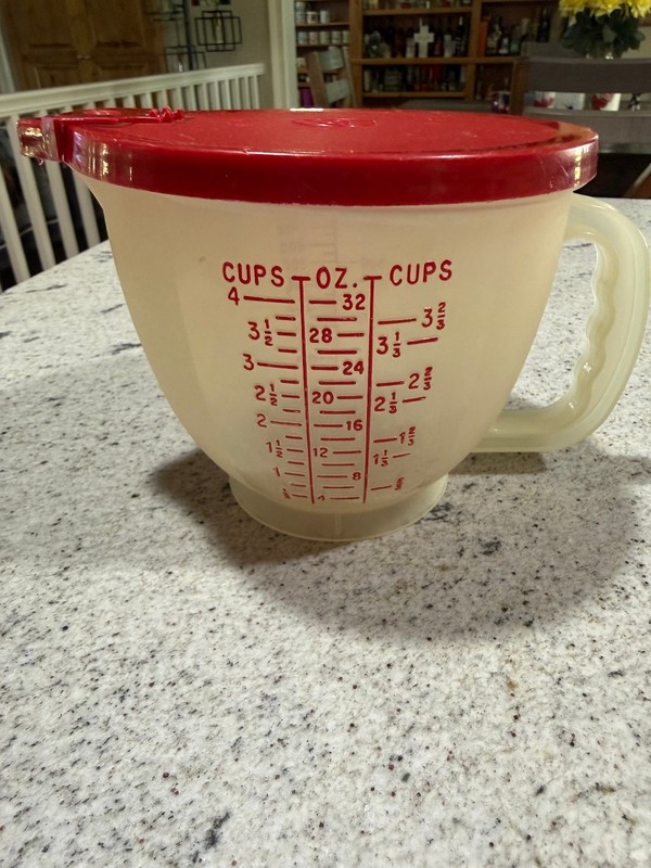 Vintage Tupperware Classic Measuring Mix N Store Stor Pitcher 4 Cup/1L