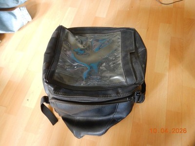 BAGSTER  hoher Tankrucksack  schwarz   Leder für Bagster Tankschutzhaube