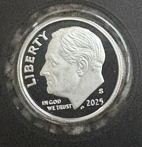 2025 S Roosevelt Dime DCam Proof 99.9% Silver Just Over 200,000 Minted!