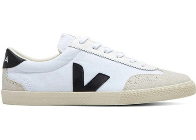 Size 12.5 Veja Volley Canvas White Black