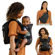 Infantino Flip 4-In-1 Convertible Baby Carrier  Crossbody Diaper Bag - Grow-Wit