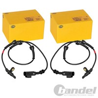 2X Hella ABS-SENSOR Raddrehzahl ABS-FÜHLER Hinten Beidseitig Passend FüR Land RO