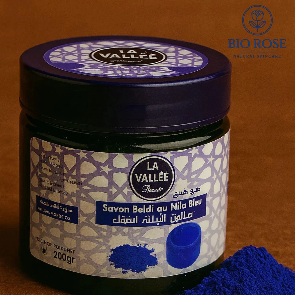 Moroccan Hammam Kit with Blue Nile – 100% Natural Body Care - Image 2 of 4