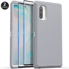 Gray For Samsung Galaxy Note 10 Plus/ Note 10 Phone Case Cover Screen Protector