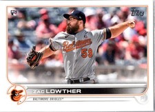 2022 Topps #133b Zac Lowther