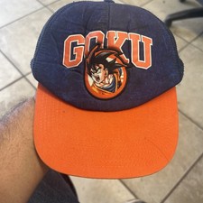 Vintage Dragon Ball Z Hat Bird Studios TOEI Funimation Goku Adjustable Snapback