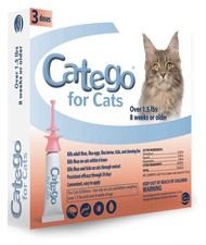 Catego Fast-Acting Flea and Tick Treatment For Cats - 062843
