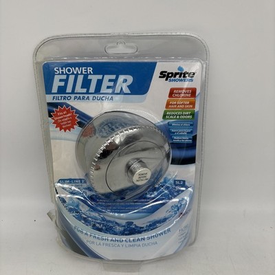 Sprite Showers Shower Filter Model SL2-CM Chrome Slim-Line 2 Dial-A-Date Clean