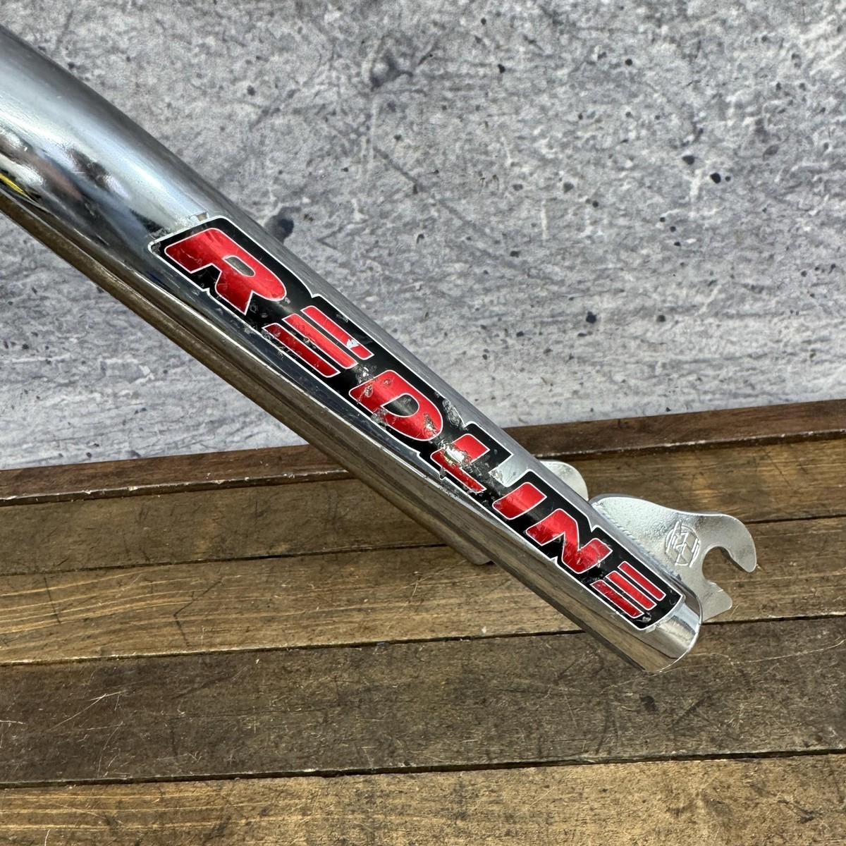 Vintage Redline BMX Fork 20in 1 1/8 Threadless Chrome CRMO RL 3/8
