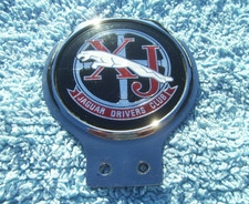 Classic 1980s JAGUAR XJ DRIVERS CLUB CAR BADGE ~ XJS/XJ6/XJ40 OWNERS EMBLEM RARE