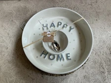MUD PIE  CHIP AND DIP PLATTER  Happy Home NEW W/Tags