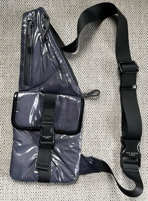 H2F Ted Baker Ripstop Harness Crossbody Belt Bag Camera Phone Case Pouch
