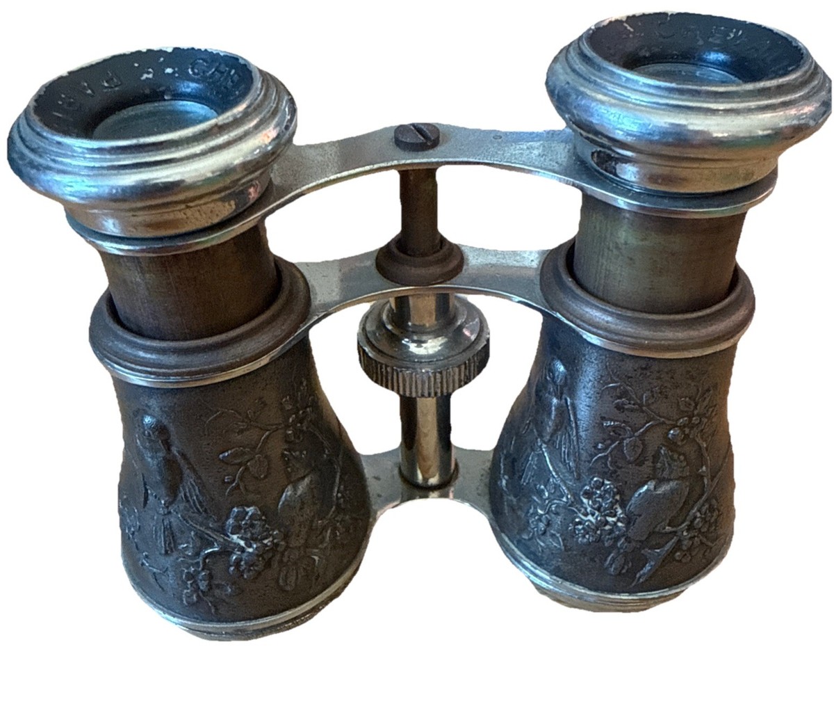 Antique French Chevalier Paris Opera Glasses / Binoculars 