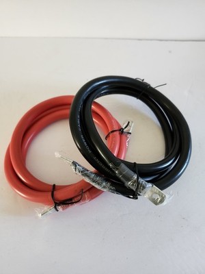 Cobra 2 AWG High Current Power Cable Set Red & Black 4 ft (read description)