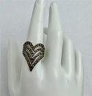 Vintage 925 Sterling Silver Marcasite Ring Size 8