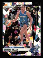 2024 Panini Prizm WNBA #63 Diamond Miller Ice Prizms Minnesota Lynx