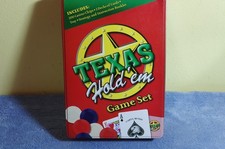 Texas Hold´em Game Set in Blechdose Poker Gebraucht