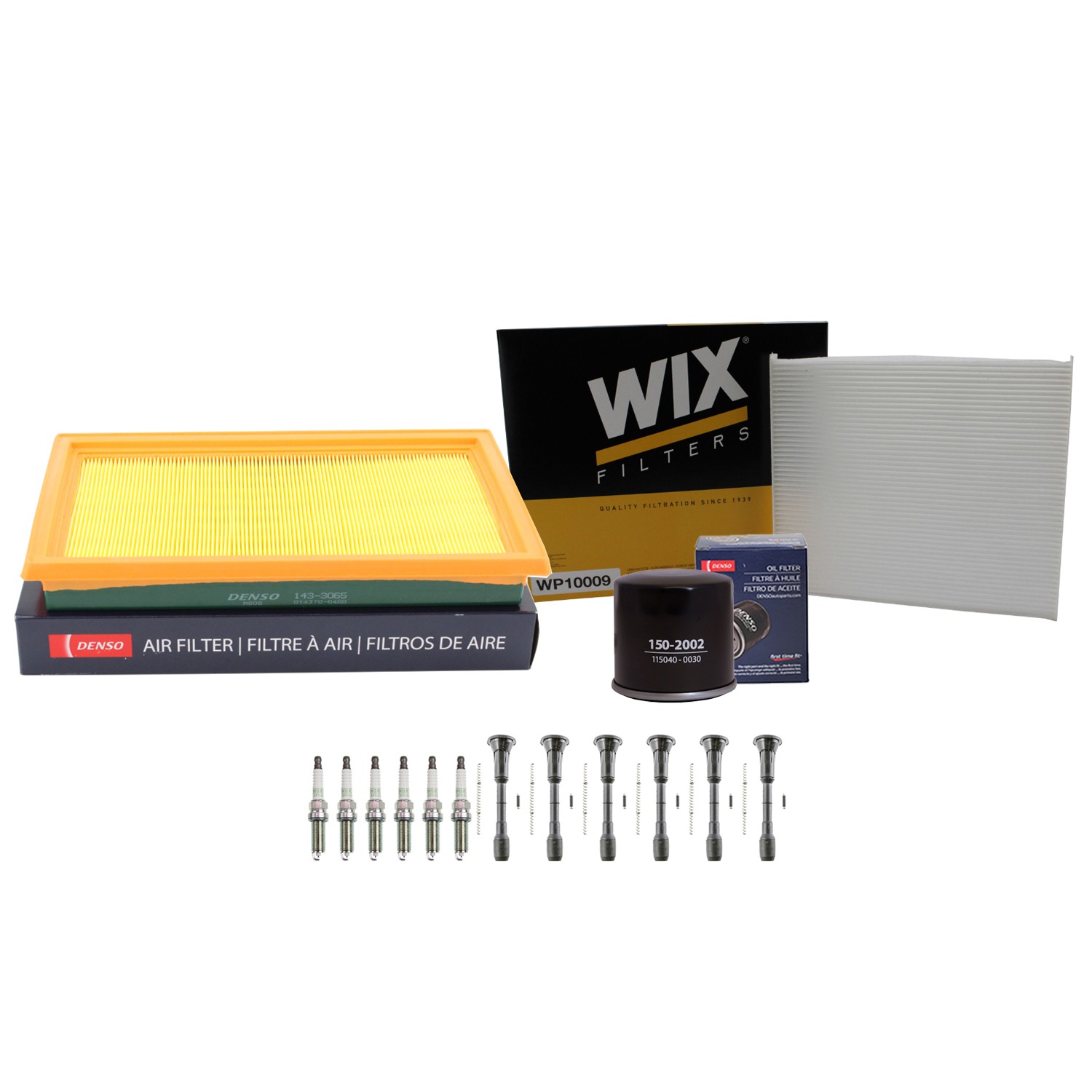 Denso Tune Up Kit NGK 6 Spark Plugs  Boots Kit for Altima JX35 Pathfinder QX60