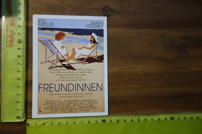 Alte Filmplakatkarte Kino Film FREuNDINNEN Bette Midler Barbara Hershey
