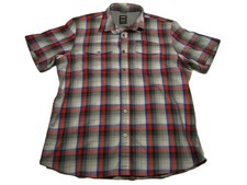 Wrangler Regular Fit Short Sleeve Button Down Shirt Size XL Cotton Blend