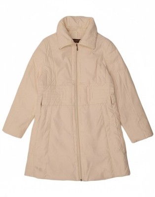 MIXTURE Damen Wattierter Mantel IT 48 XL Off White Polyester CS15