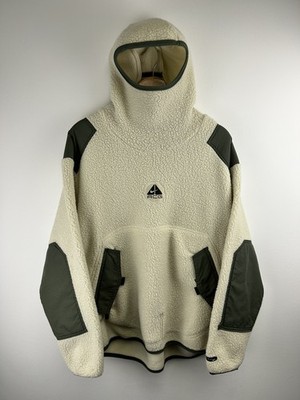 Vintage Nike ACG Ninja Fleece Medium Mens Oversized Cream Balaclava Hood C68
