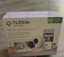 Hubble Connected Nursery Pal Premium 5in HD Touchscreen Baby Monitor WiFi Alexa