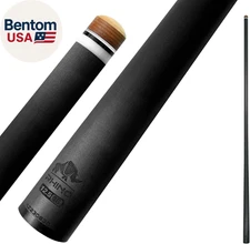 - 30" / 5/16-18 Carbon Pool Cue Single Shaft, Tip 11.8Mm,12.2Mm,12.4Mm,12.5Mm,12