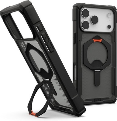 UAG iPhone 17 Pro 6,3'' Case PLASMA XTE MagSafe Kickstand Rugged Black/Pop Orange