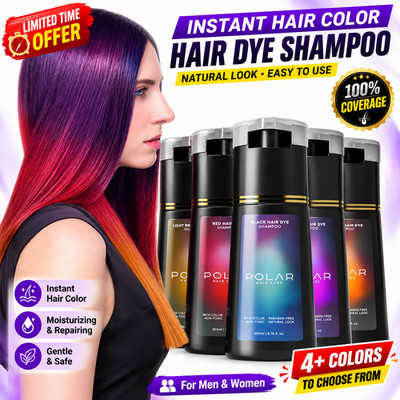 Polar-Hair Dye Shampoo Polar Hair Care, Hair Care Shampoo 200ML/6.7 OZ 4 Colors