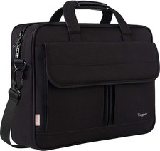 17'' Laptop Bag Business Office Briefcase Water Resistant Carry On Laptop Case