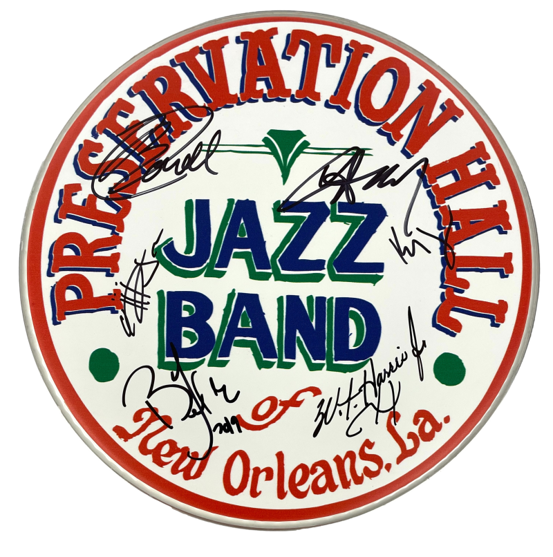New Orleans Preservation Hall Jazz Band Signed Autograph 10