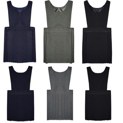 THREADWEAR Girls Bib Pinafore School Uniform