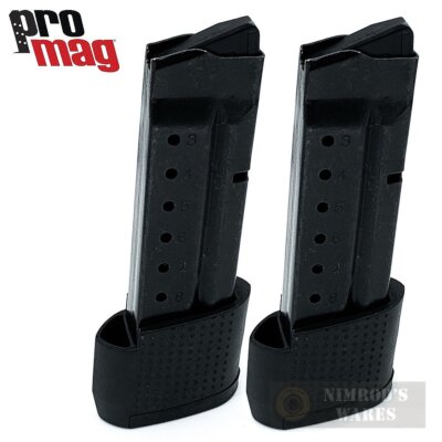 ProMag S&W M&P Shield .40S&W 9-Round EXTENDED MAGAZINE 2-PACK SMI31 FAST SHIP