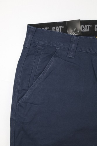 CAT Men's Flex Waist Band Cellular Pocket Utility Pants Navy 32/34 x 29/30/32 - Picture 5 of 17