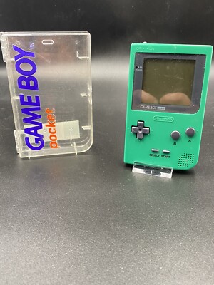 Nintendo Gameboy Pocket Grün / mit Schutzcase / Acryl Case / OVP / Top Zustand 