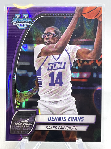Refractor de lava púrpura surtido de baloncesto Bowman Chrome U 2025 (tú eliges) - Imagen 11 de 20