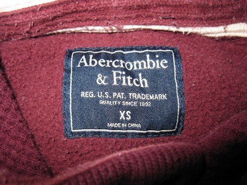 Vintage Abercrombie & Fitch Hoodie Damen xs zerrissen ragged look - Bild 9 von 10