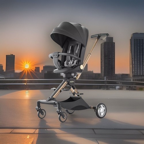 luxury baby stroller 3 in 1 - Picture 3 of 11