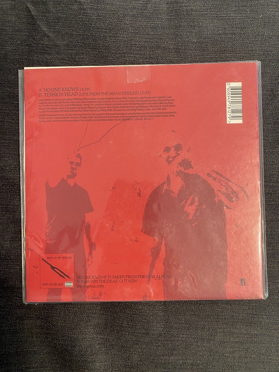 Queens Of The Stone Age - No One Knows 7” Coloured Grey vinyl 2002