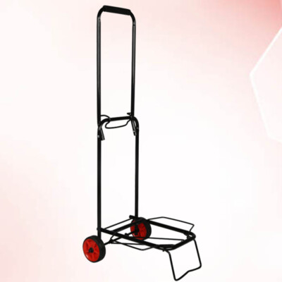 En ligne Portable Foldable Two-wheeled Luggage Shopping Travel Cart Trailer