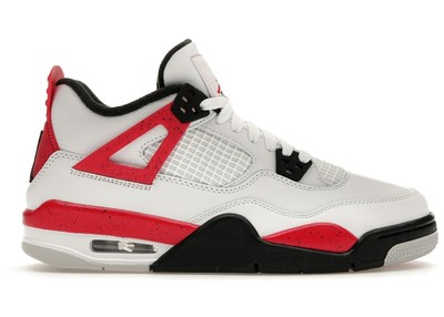 Jordan 4 Retro Red Cement (GS) Size 5.5y New 408452-161 Nike Sneakers