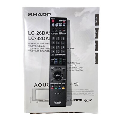 Sharp Aquos LC-32DA5U 32-Inch HD-Ready Flat-Panel LCD TV Retro