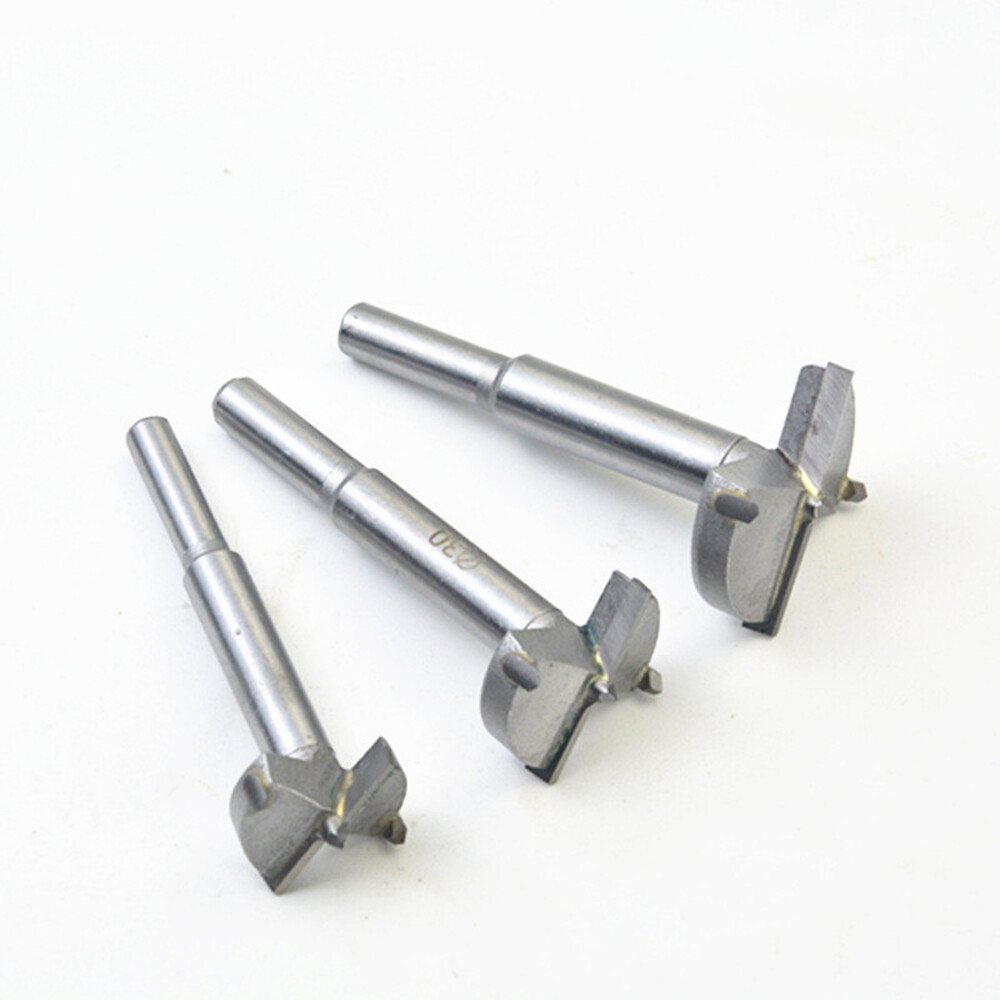 15mm Forstner Drill Bit – Tungsten Carbide Wood Hole Saw, 8mm Shank, 54mm Drilling Depth, For Hardwood, Softwood, Plywood & MDF (Not For Metal)
