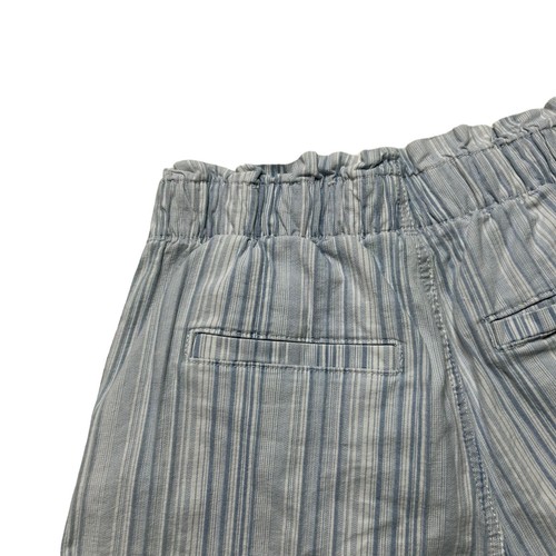 American Eagle High Rise Shorts Womens Size 6 Stretch White Striped - Picture 3 of 8