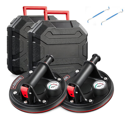 Produktbild von Tanniws Elektrischer Saugheber 8 Zoll – 300 Kg Tragkraft, Akkubetrieben Mit 2x 2500 MAh Für Glas, Fliesen & Marmor